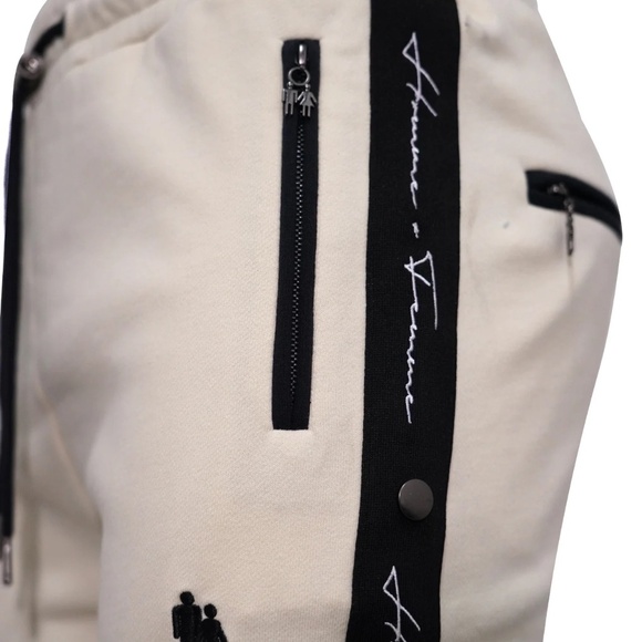 Homme + Femme Signature Track Pants Cream Size Small NWT Men Women jogger - Picture 5 of 13